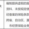 三家险企同踩“跨区域经营”红线，上海金监局一日开出31张罚单