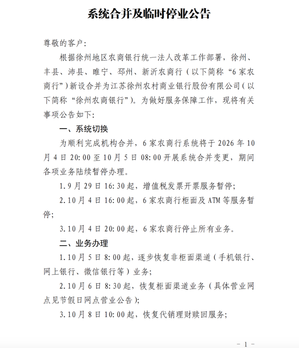 总资产超3000亿元,苏北首家市级农商行节后开启实质运营