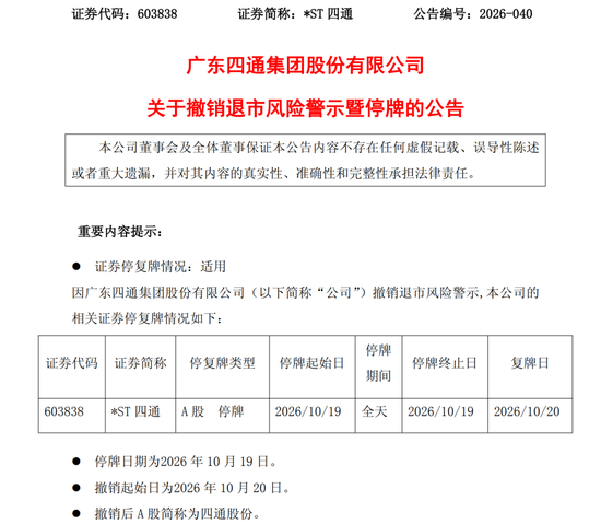 翻倍牛股*ST四通,即将“摘星摘帽”